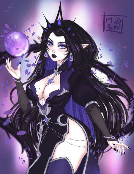 Thigh Up Illustration by Mewny