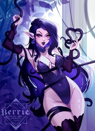 Bunny Suit Skeb by Bberriee