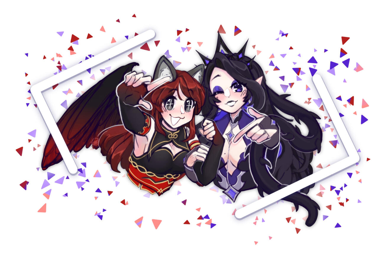 Birthday Illustration for MiniAlphaAsh by Abie